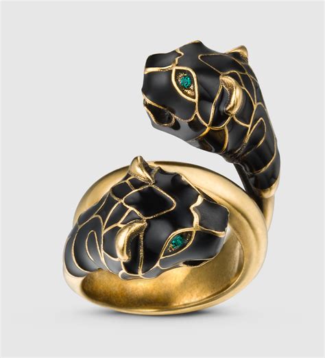 tiger head ring gucci